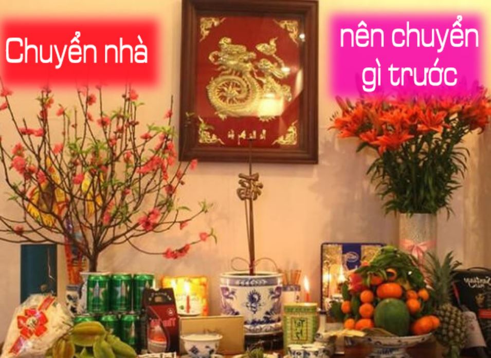 Chuyển nhà nên chuyển gì trước